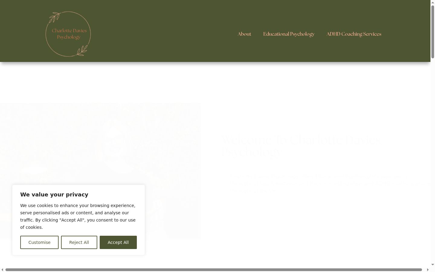 Screenshot tal-banner tal-kunsens muri qabel kwalunkwe interazzjoni