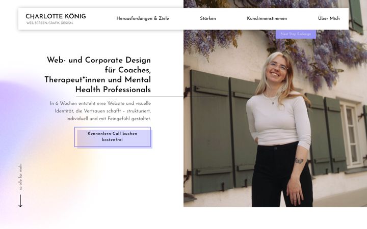 Screenshot of charlottekoenig.com