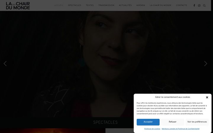 Screenshot of charlottelagrange.com
