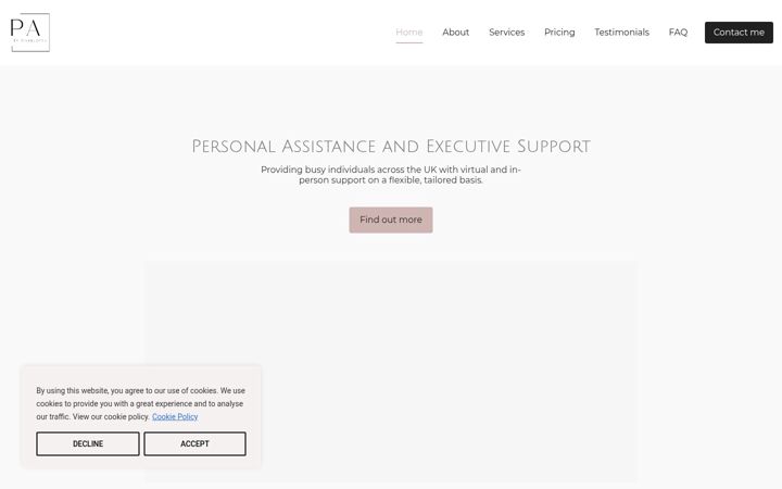 Screenshot van charlottepa.co.uk
