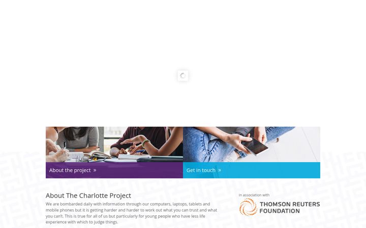 Screenshot of charlotteproject.org