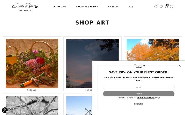 Screenshot of charlotterosato.com