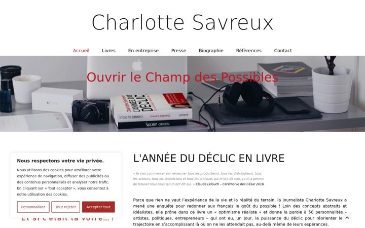 Screenshot of charlottesavreux.com