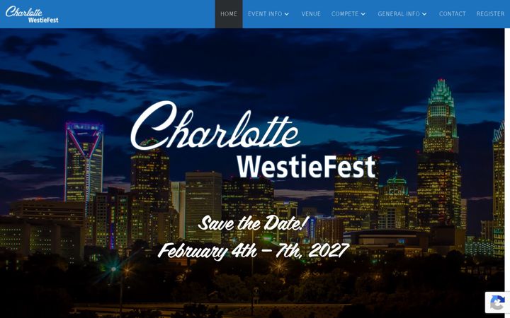 Screenshot of charlottewestiefest.com