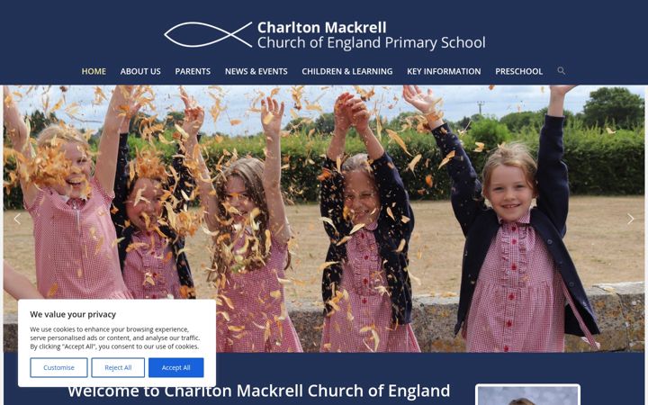 Screenshot του charltonmackrellschool.org.uk