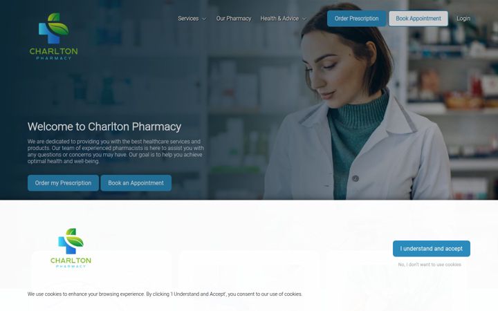 Screenshot of charltonpharmacy.com
