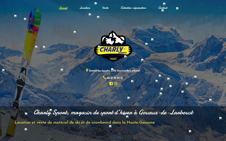 Skjámynd af charly-location-peyragudes.fr