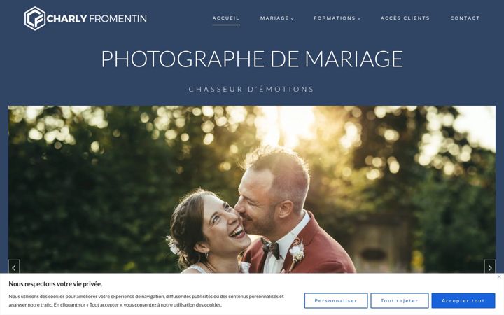 Screenshot of charlyfromentin.com