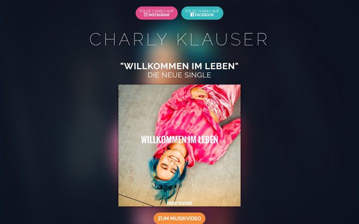 Screenshot of charlyklauser.com