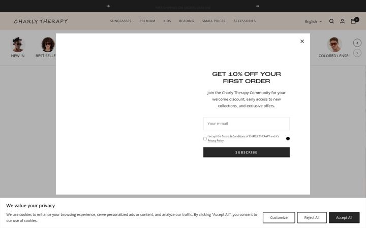 Screenshot of charlytherapy.com
