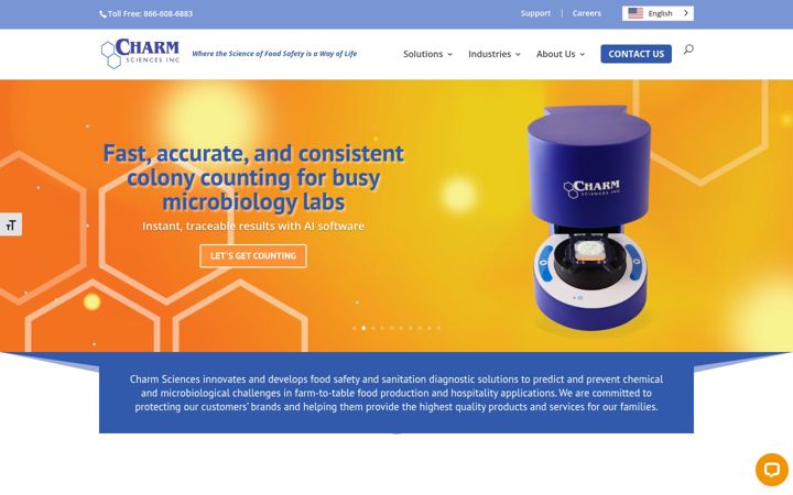 Screenshot of charm.com