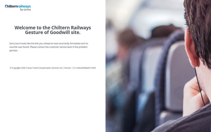 Snímek obrazovky charmchilternrailways.co.uk