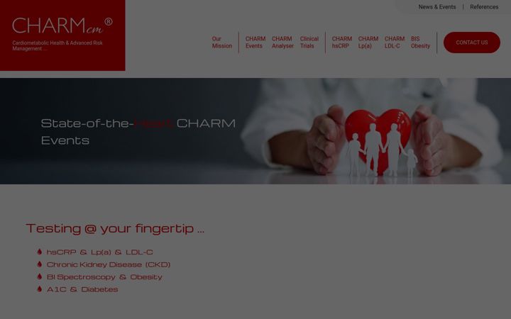 Screenshot of charmcm.com