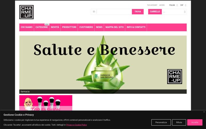 Screenshot of charme-up.com