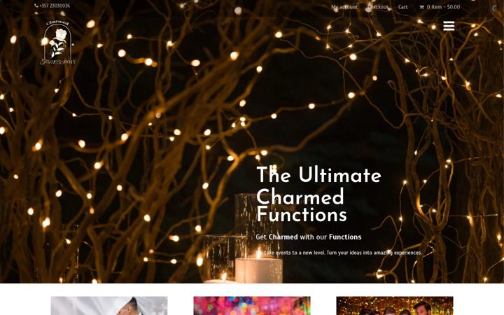 Screenshot of charmedfunctions.com