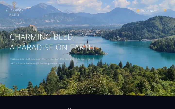 Screenshot of charming-bled.com