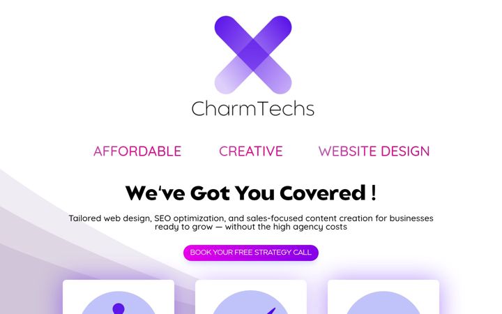 Screenshot of charmtechs.com