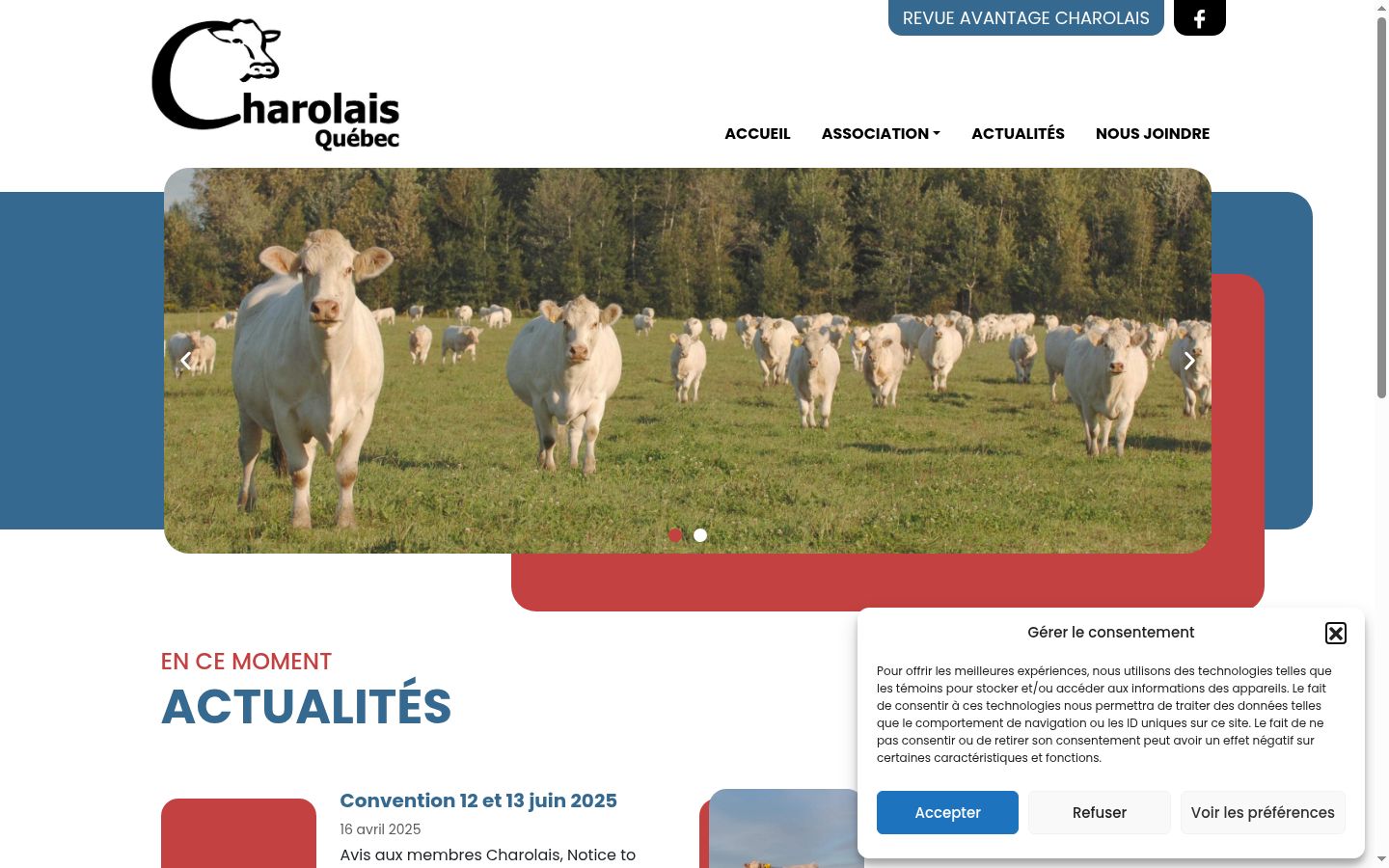 Skjermbilde av samtykkebanneret slik det vises før noen interaksjon