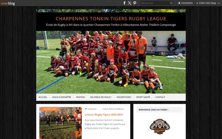 Képernyőkép: charpennes-tonkin-tigers-rugby-league.fr