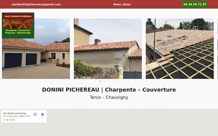 Screenshot of charpente-86.ovh