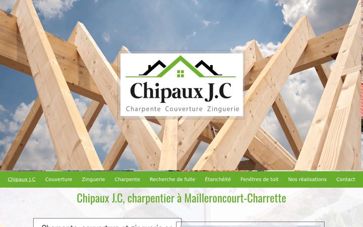 Képernyőkép: charpente-couverture-zinguerie-chipauxjc.fr