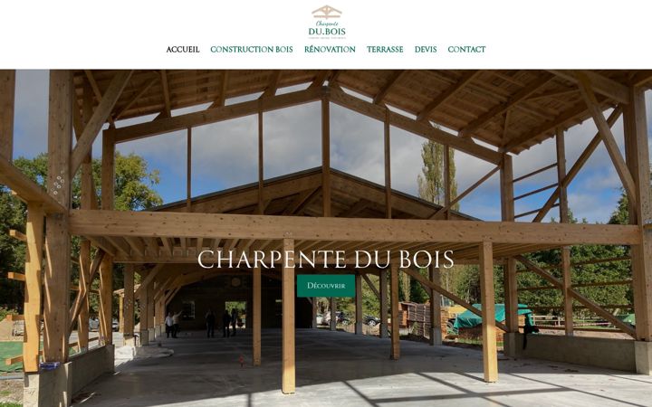 Képernyőkép: charpente-du-bois.fr