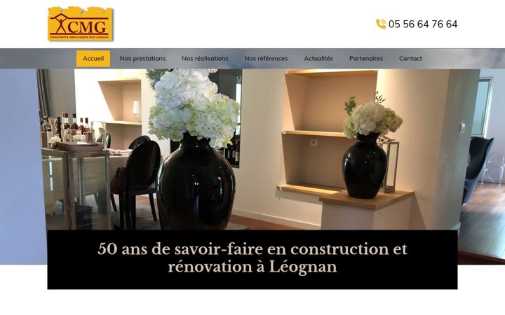 Snimka zaslona za charpente-menuiserie-graves.fr