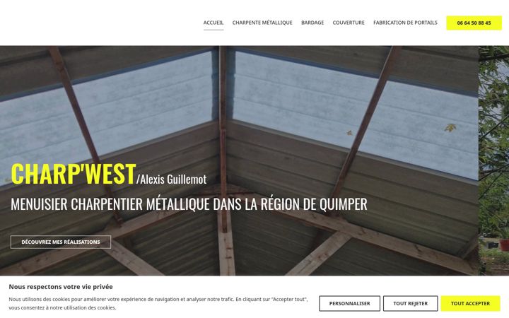 Képernyőkép: charpwest.fr