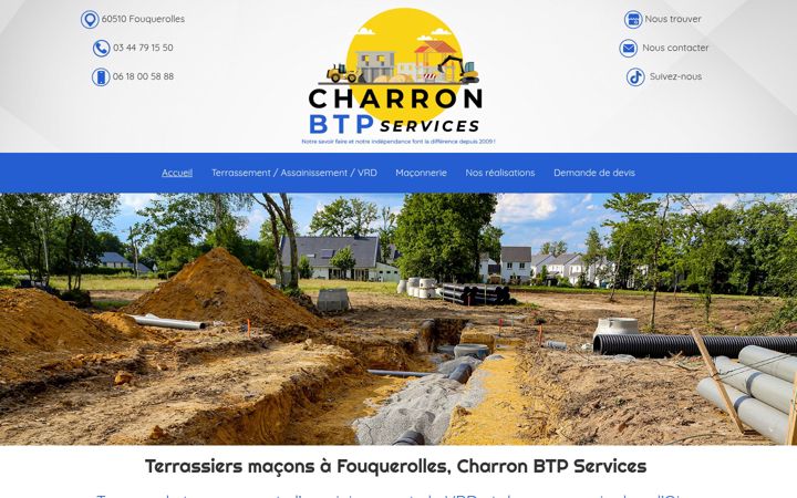 Képernyőkép: charron-btp-services.fr