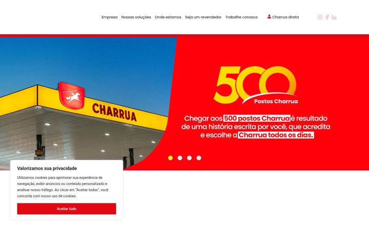 Captură de ecran a charrua.com.br