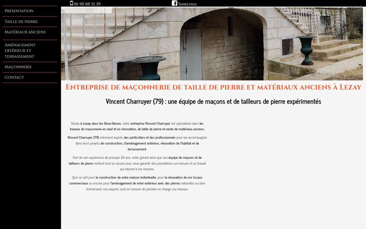 Képernyőkép: charruyer-tailleur-pierre-macon-79.fr
