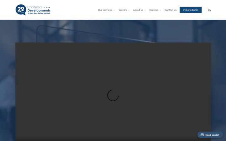 Screenshot ta' chartdev.co.uk