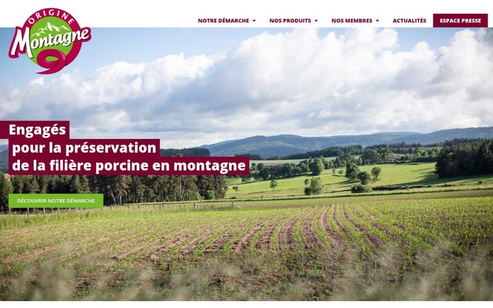 Screenshot of charte-origine-montagne.com