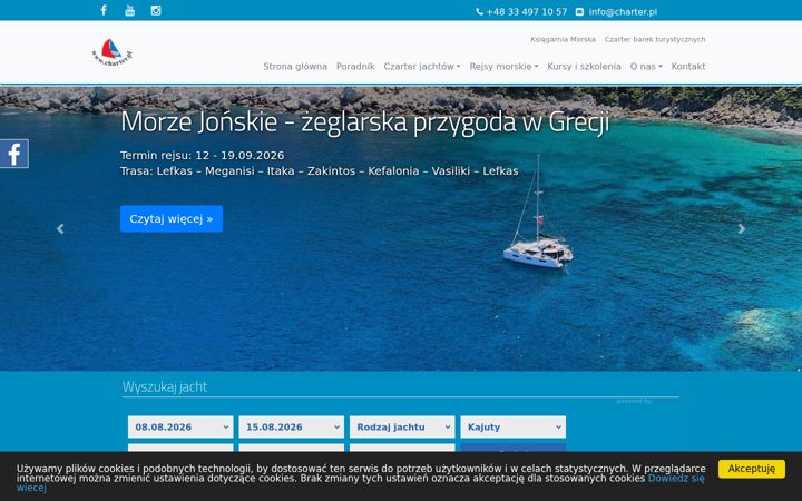 Screenshot van charter.pl