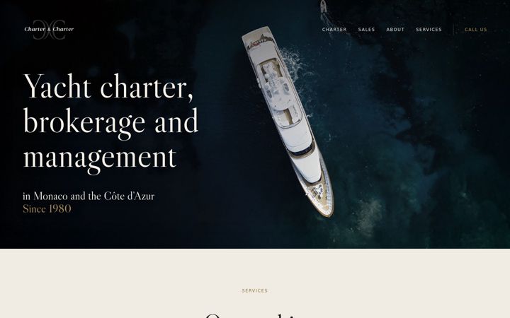 Screenshot of charterandcharter.com