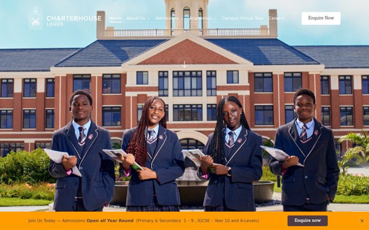 Screenshot of charterhouselagos.com