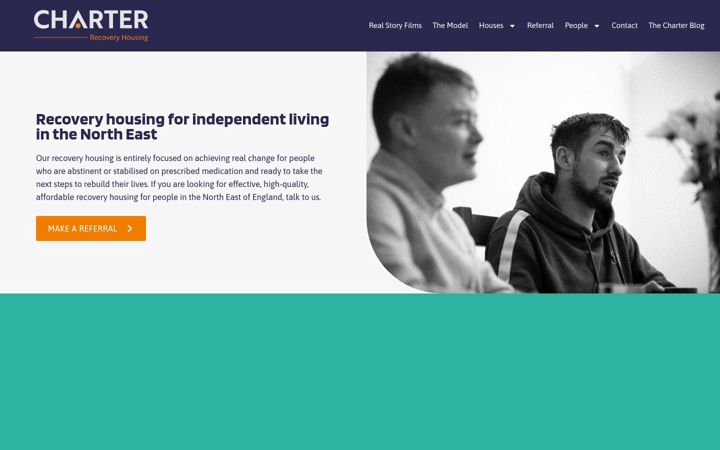 Screenshot of charterrecovery.org