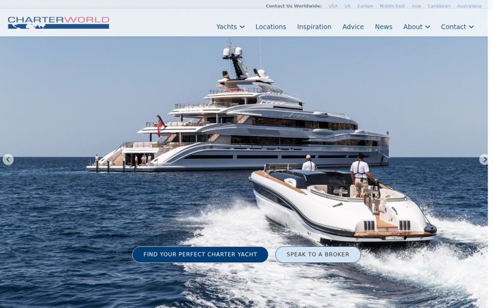 Screenshot of charterworld.com