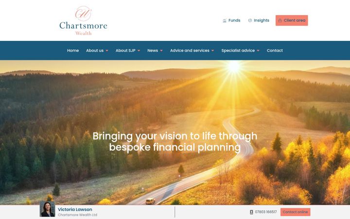 Screenshot ta' chartsmorewealthltd.co.uk