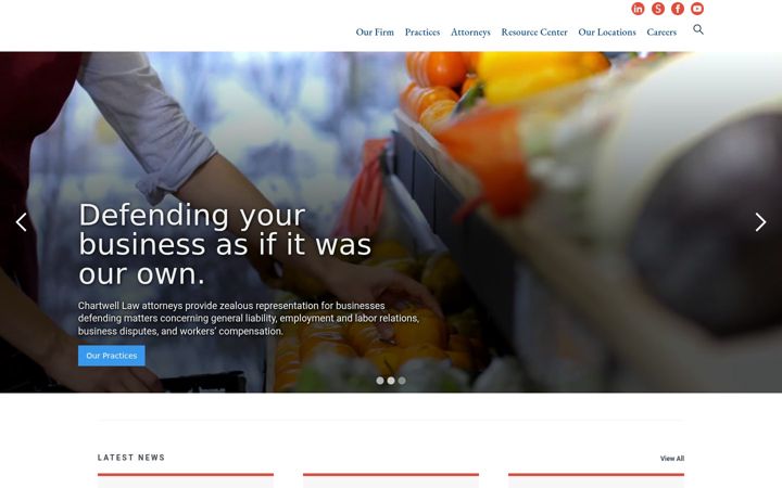 Screenshot of chartwelllaw.com