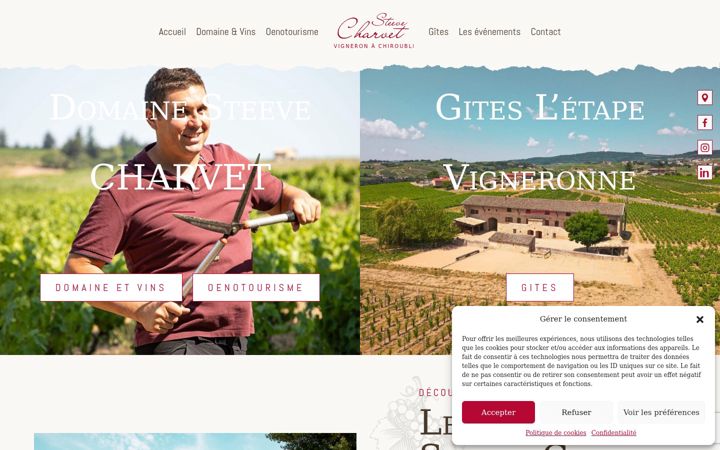 Képernyőkép: charvet-chiroubles.fr