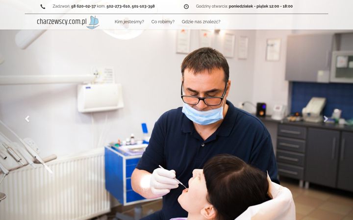 Screenshot van charzewscy.com.pl