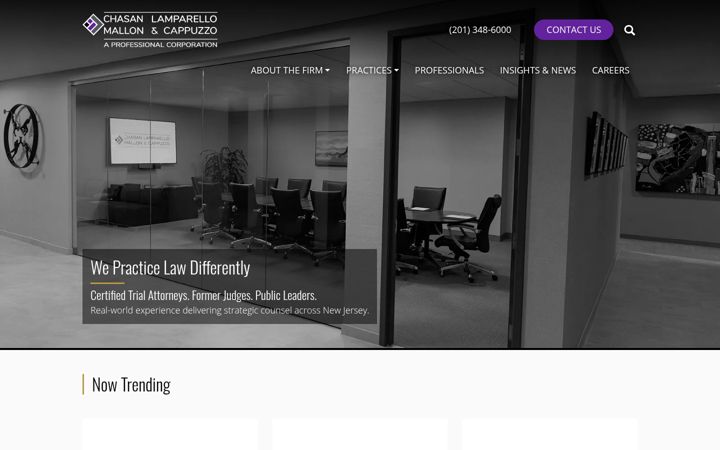 Screenshot of chasanlaw.com