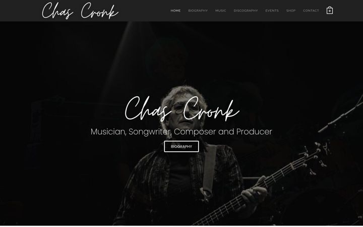 Screenshot of chascronk.com