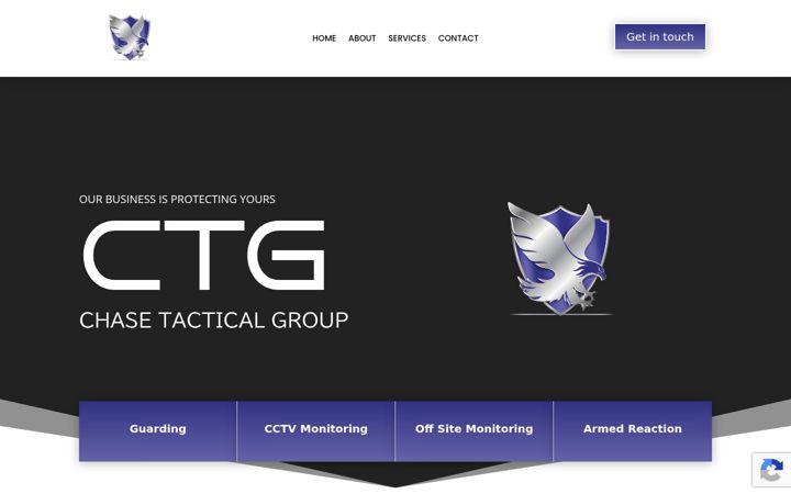 Screenshot of chasetacticalgroup.com
