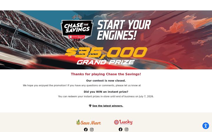 Screenshot of chasethesavings.com