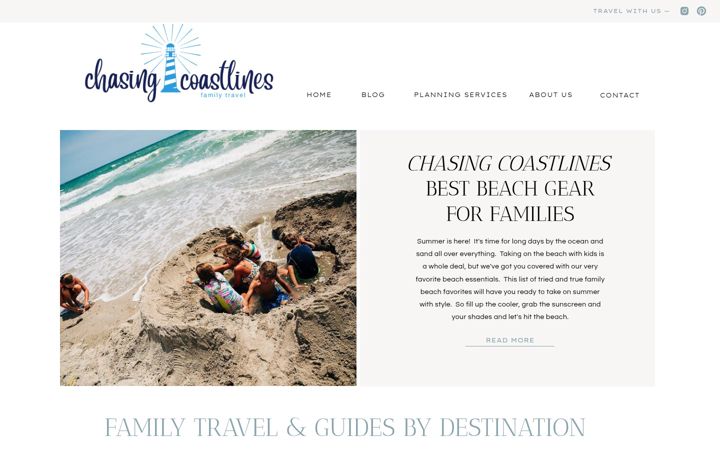 Screenshot of chasingcoastlines.com