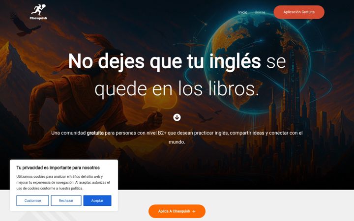 Screenshot of chasquish.com
