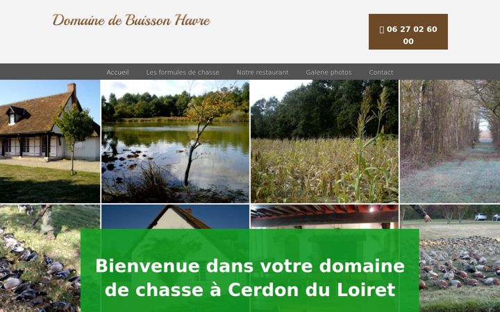 Képernyőkép: chasse-beuvron.fr