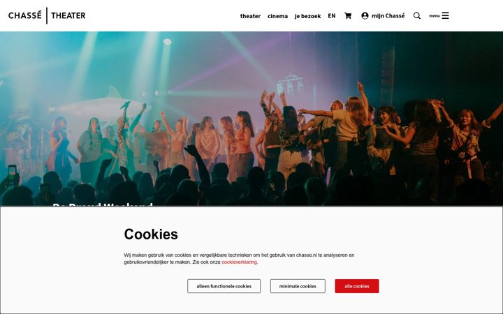 Screenshot of chasse.nl